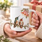 Personalized Rest Your Wings Hummingbird Couple Mug