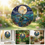 Sea turtle moon suncatcher view 5