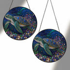 Sea turtle ocean suncatcher view 5