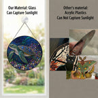 Sea turtle ocean suncatcher view 12