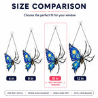 Starry Night Butterfly Spider Holographic Acrylic Suncatcher