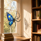 Starry Night Butterfly Spider Holographic Acrylic Suncatcher