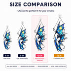 Starry Night Dragon Holographic Acrylic Suncatcher