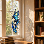 Starry Night Dragon Holographic Acrylic Suncatcher