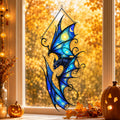 Starry Night Dragon Holographic Acrylic Suncatcher
