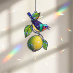 Sunbird & Lemon Branch Holographic Acrylic Suncatcher
