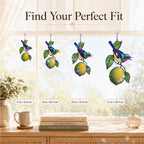 Sunbird & Lemon Branch Holographic Acrylic Suncatcher