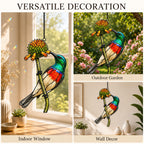 Scarlet-chested Sunbird & Protea Holographic Acrylic Suncatcher
