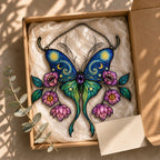Starry Night Butterfly suncatcher packaged in a gift box