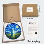 Pixiwoo gift box packaging for the stained glass suncatcher