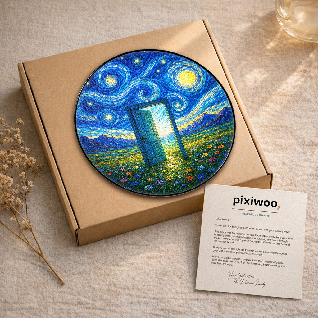 Suncatcher with Pixiwoo gift box and thank you card