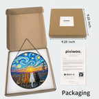 Pixiwoo gift box packaging for the stained glass suncatcher