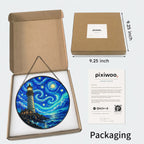 Pixiwoo gift box packaging for the stained glass suncatcher