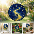 Rowboat suncatcher in window garden and balcony settings