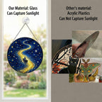 Real glass versus acrylic suncatcher comparison