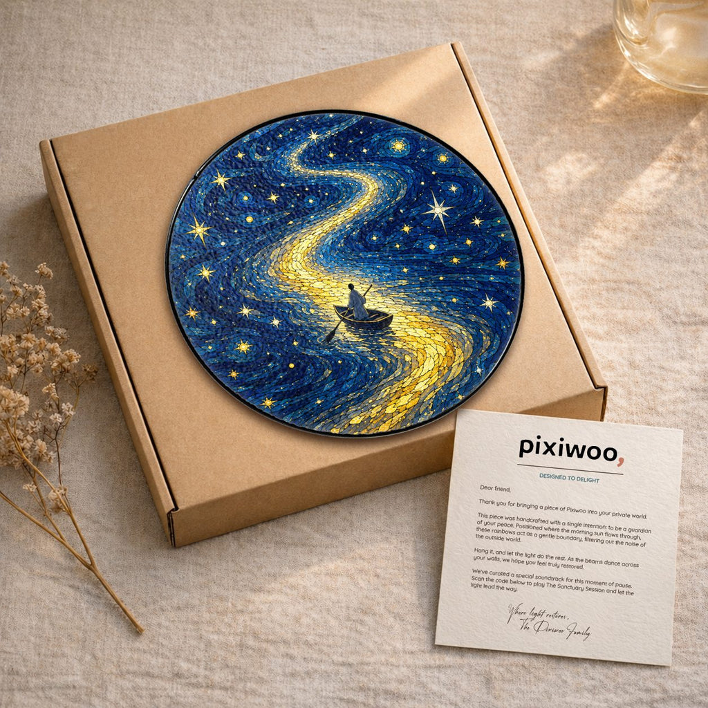 Suncatcher with Pixiwoo gift box and thank you card