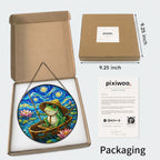 Pixiwoo gift box packaging for the stained glass suncatcher