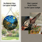 Real glass versus acrylic suncatcher comparison