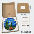 Pixiwoo gift box packaging for the stained glass suncatcher