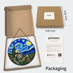 Pixiwoo gift box packaging for the stained glass suncatcher