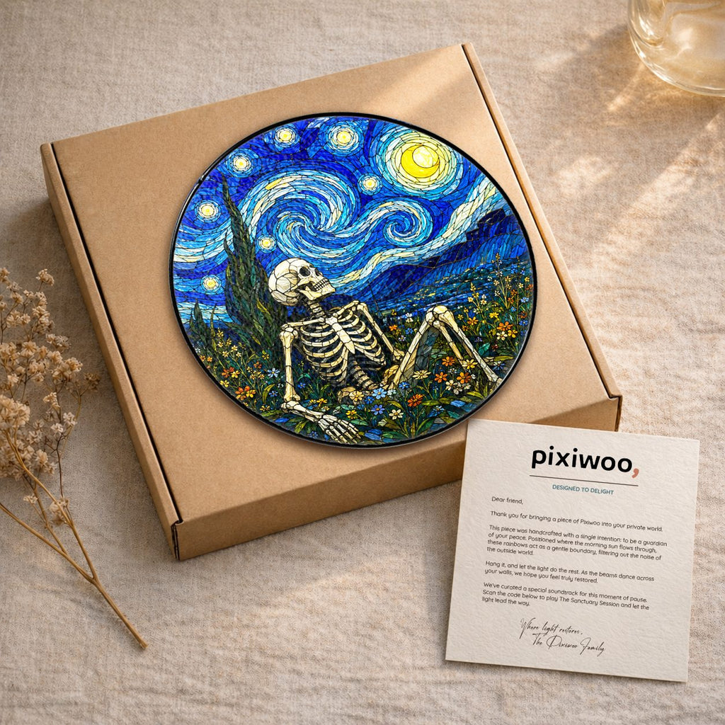 Suncatcher with Pixiwoo gift box and thank you card
