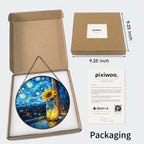 Pixiwoo gift box packaging for the stained glass suncatcher