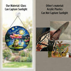 Real glass versus acrylic suncatcher comparison