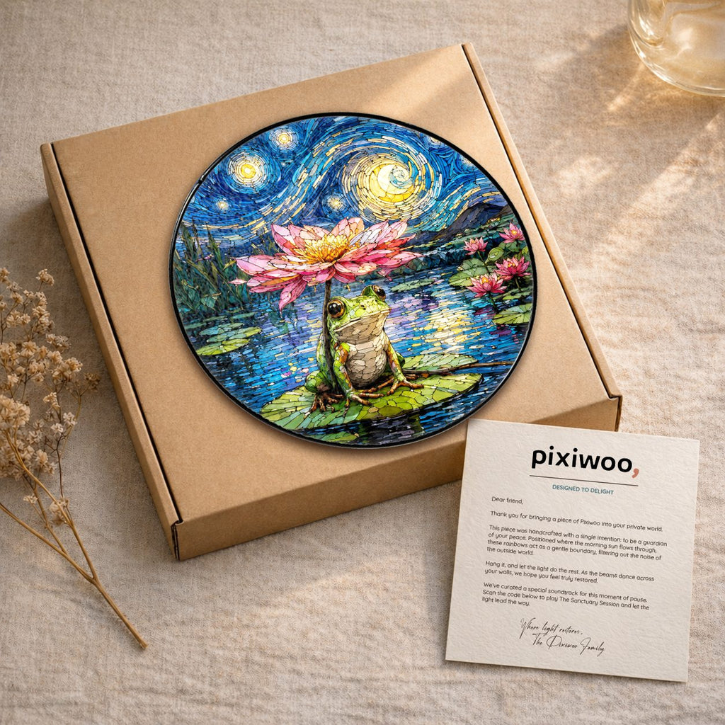 Suncatcher with Pixiwoo gift box and thank you card