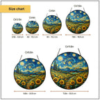 Size chart 6 in 7.8 in 9.8 in 11.8 in suncatcher