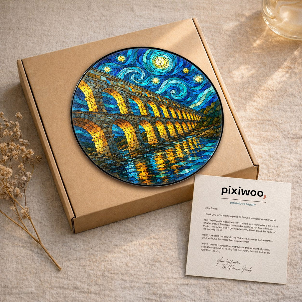 Suncatcher with Pixiwoo gift box and thank you card
