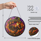 Halloweentown Est. 1998 Stained Glass Suncatcher