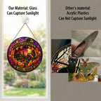 Halloweentown Est. 1998 Stained Glass Suncatcher