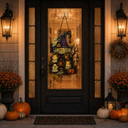 Personalized Ghost Family Witch Hat House Holographic Acrylic Suncatcher