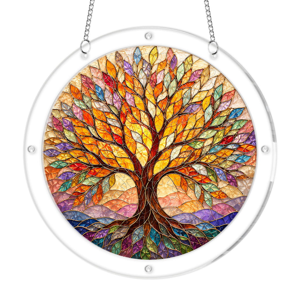 Tree of Life Acrylic Puzzle Suncatcher
