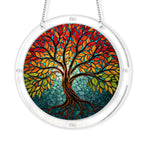 Tree of life acrylic puzzle suncatcher