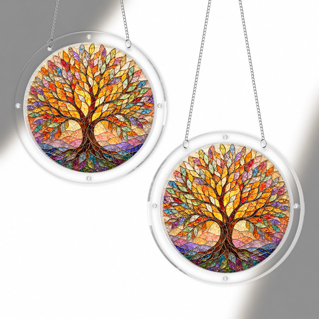 Tree of Life Acrylic Puzzle Suncatcher