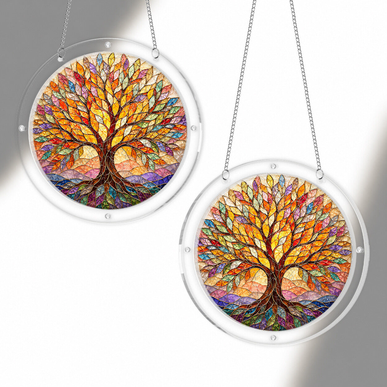 Tree of Life Acrylic Puzzle Suncatcher