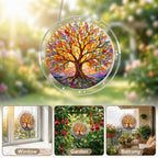 Tree of Life Acrylic Puzzle Suncatcher