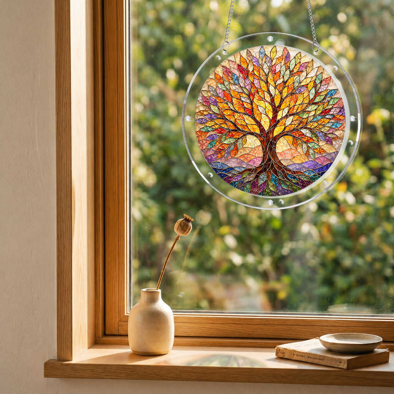 Tree of Life Acrylic Puzzle Suncatcher