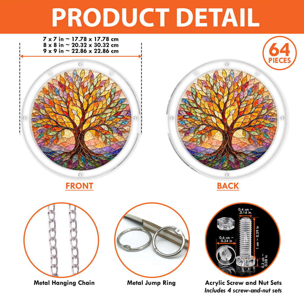 Tree of Life Acrylic Puzzle Suncatcher