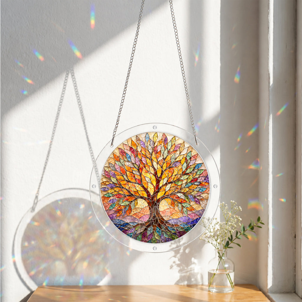 Tree of Life Acrylic Puzzle Suncatcher