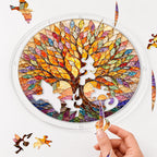 Tree of Life Acrylic Puzzle Suncatcher